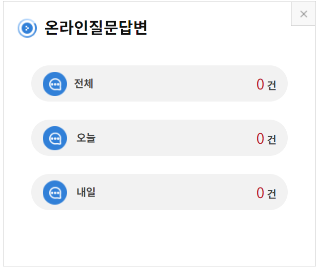 온라인질문답변